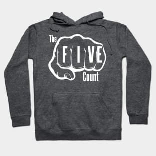 The Five Count White Logo Hoodie